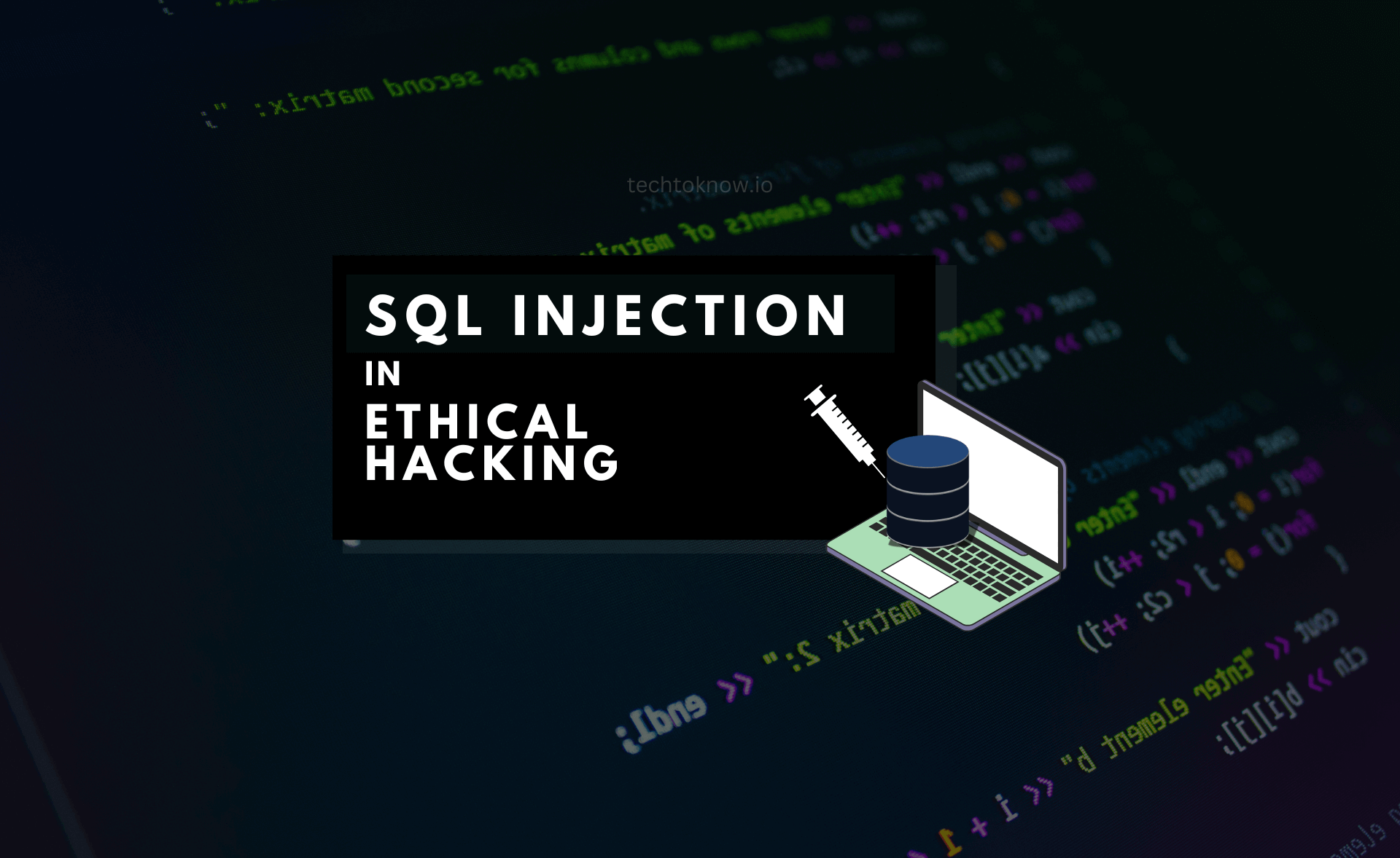 Visual representation of SQL injection vulnerabilities in databases.