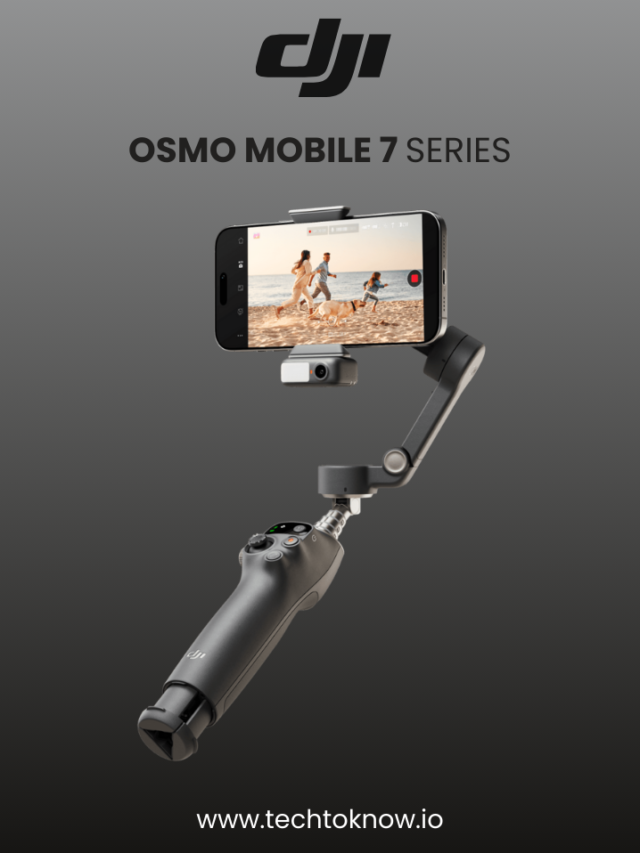 All new DJI OSMO 7 & 7p smartphone gimbal