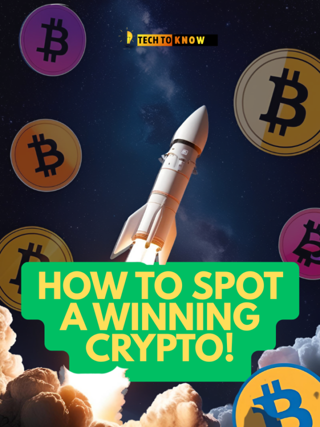 How to Spot a Winning Crypto! | techtoknow.io